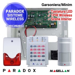 Sistem de alarma wireless pentru garsoniere - PARADOX Minim