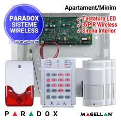 Sistem de alarma radio pentru apartamente - PARADOX Minim