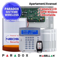 Sistem alarma radio pentru apartamente PARADOX Avansat