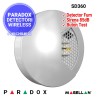 PARADOX SD360 - detector radio de fum, sirena piezo 85dB inclusa