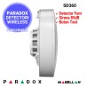 PARADOX SD360 - detector wireless de fum, alimentare din baterie CR123A (inclusa)
