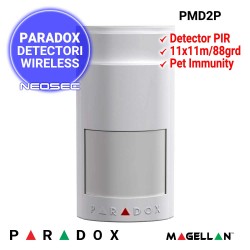 PARADOX PMD2P - detector radio de miscare, volumetric, baterii