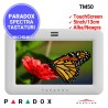 PARADOX Spectra TM50 - tastatura touch-screen alba