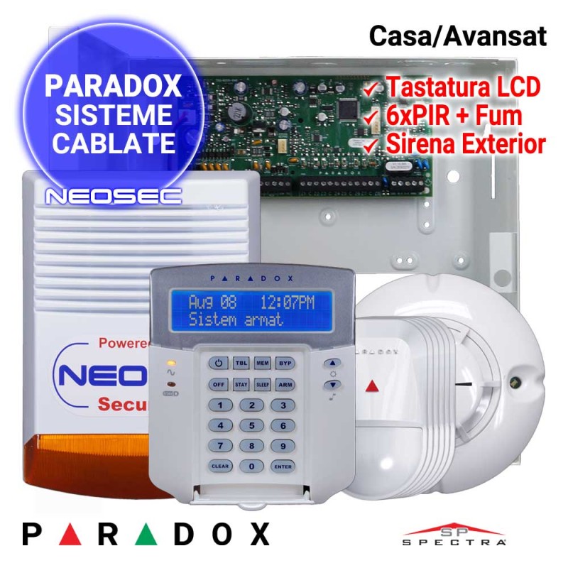 Sistem de alarma pentru casa - PARADOX Avansat