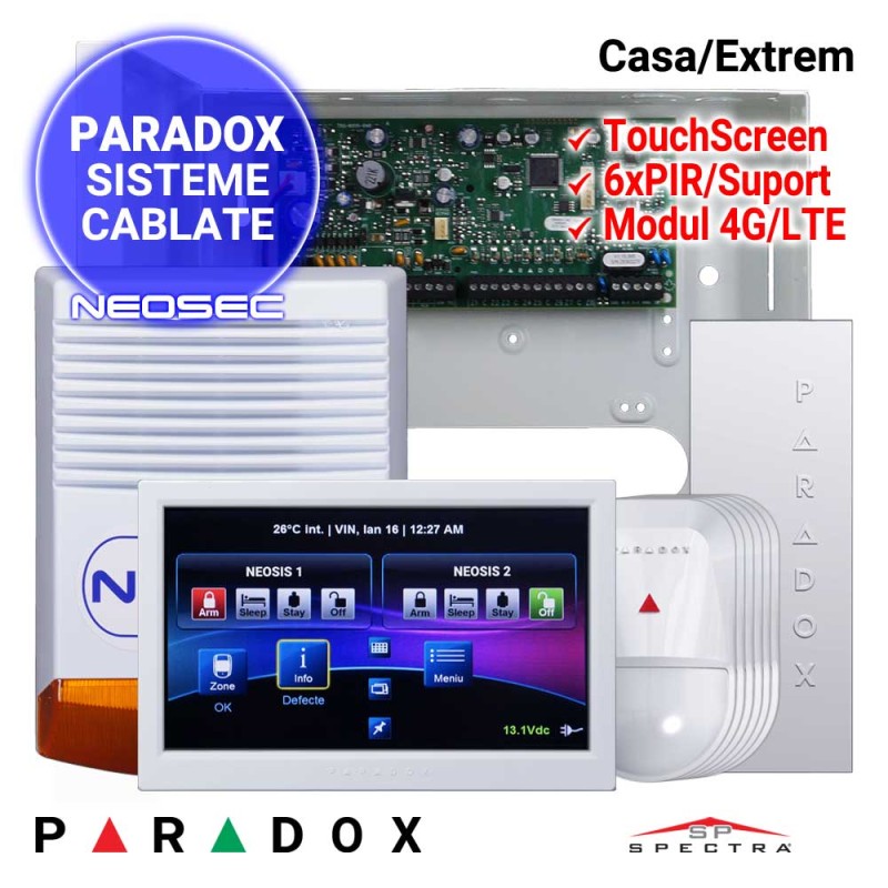 Sistem de alarma pentru casa - PARADOX Extrem