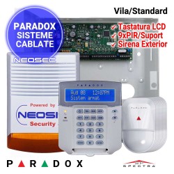 Sistem de alarma pentru vila - PARADOX Standard