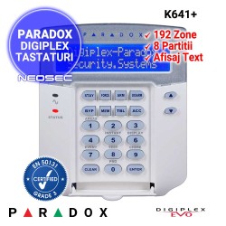 PARADOX Digiplex K641+ - tastatura cablata LCD text