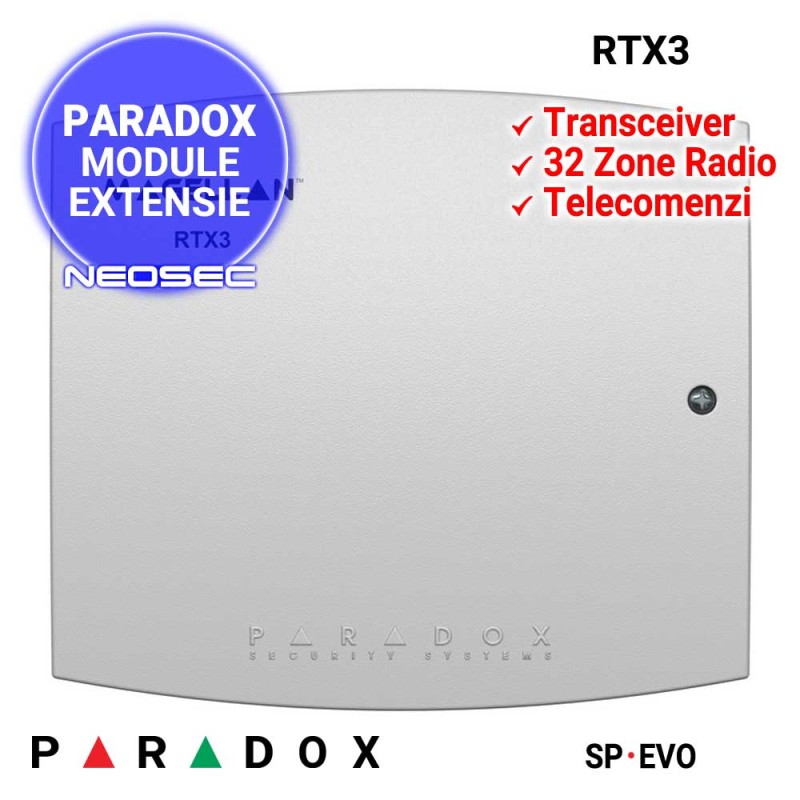 PARADOX RTX3 - transceiver radio 32 zone