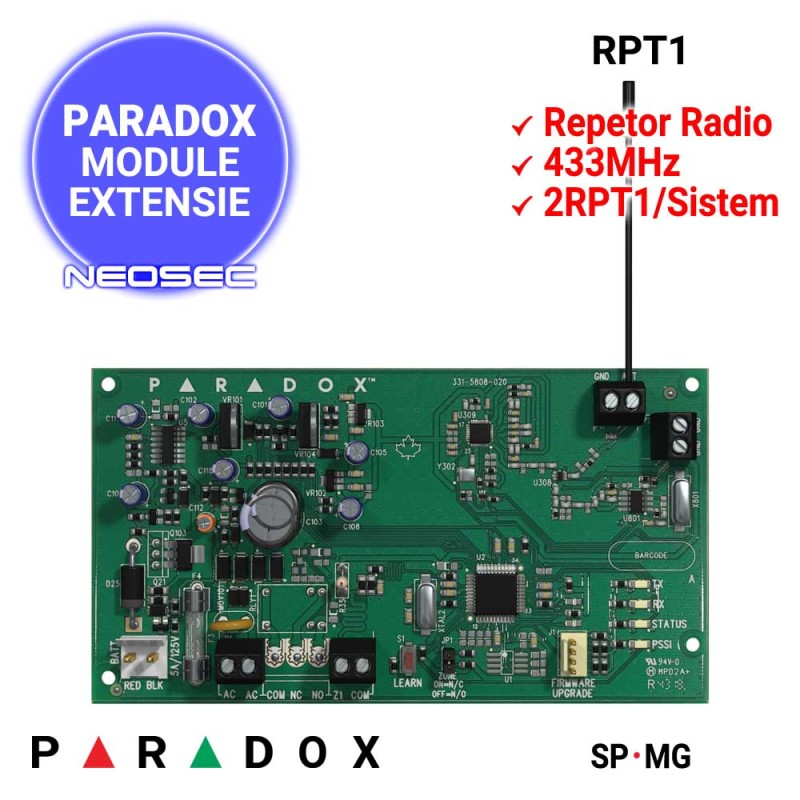 PARADOX RPT1 - modul repetor radio