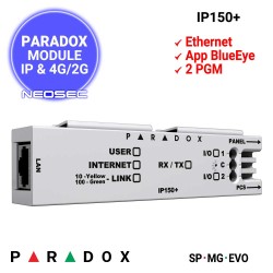 PARADOX IP150+ - conectare prin Ethernet