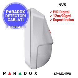 PARADOX NV5 - senzor PIR dual, analiza digitala