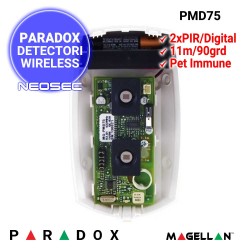 Detector PARADOX PMD75 , 3 baterii AAA preinstalate