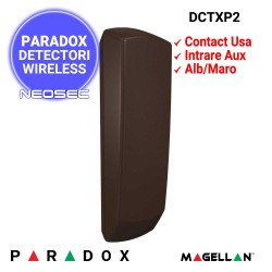 PARADOX DCTXP2 - contact magnetic wireless, culoare maro