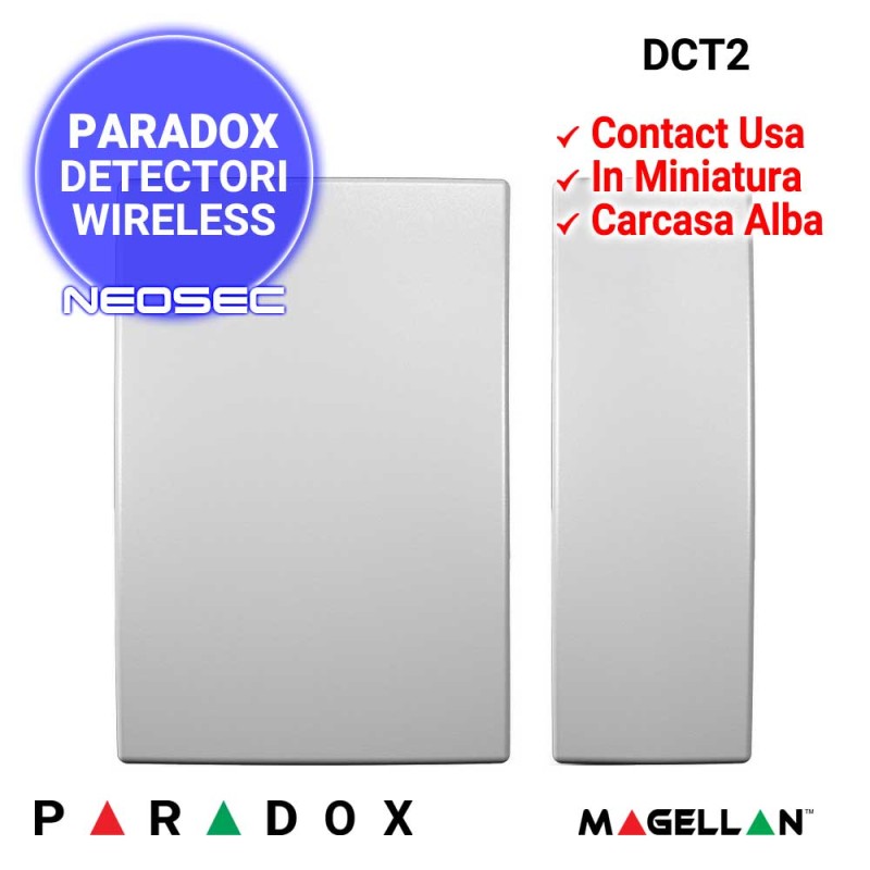 PARADOX DCT2 - contact magnetic radio, format in miniatura