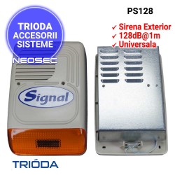 SIGNAL PS128 - sirena de exterior, carcasa dubla din plastic si tabla