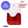 NEO-SI01 - sirena de interior, 103dB, flash rosu