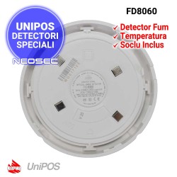 UNIPOS FD8060 - detector de fum compatibil Paradox si DSC