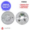 UNIPOS FD8060 - detector de fum si temperatura, iesire pe releu NO/NC