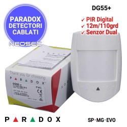 PARADOX DG55+ - detector de miscare Grad 2 securitate