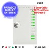 PARADOX ZX82 - modul extensie 8 zone cablu, LED-uri stare, cutie