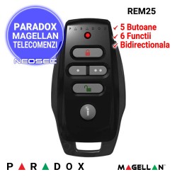 PARADOX Magellan REM25 - telecomanda bidirectionala, 5 butoane