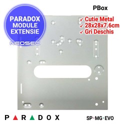 Cutie metal PARADOX Box - culoare gri deschis