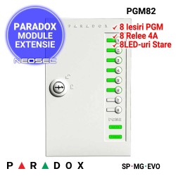 PARADOX PGM82 - modul extensie 8 iesiri PGM, relee 4A, cutie